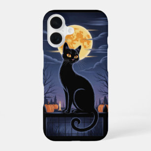 Funda Para iPhone 16 Fondos de pantalla de Halloween para tu teléfono