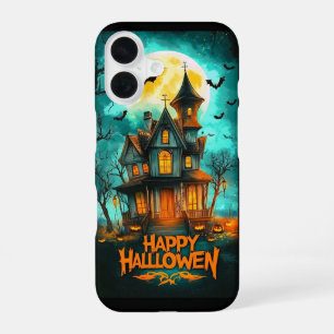 Funda Para iPhone 16 Fondos de pantalla de Halloween para tu teléfono p