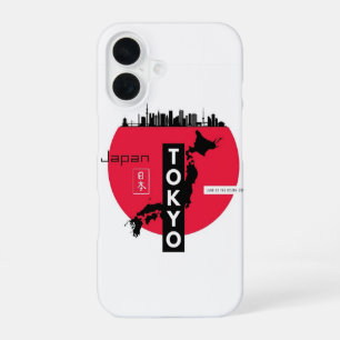 Funda Para iPhone 16 Fondos de Tokio – Estilo Japonés Urbano para iPhon
