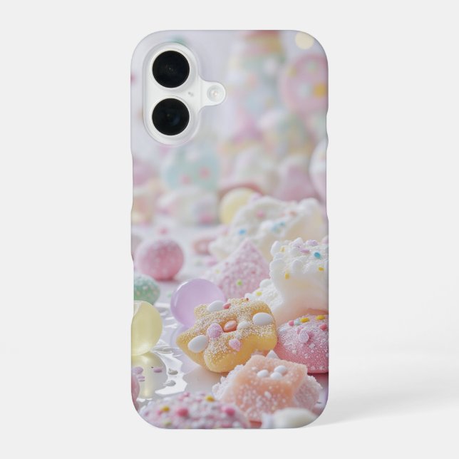 Funda Para iPhone 16 Formas de color claro (Reverso )