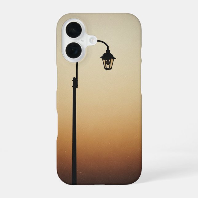 Funda Para iPhone 16 Formas de farolas retro (Reverso )