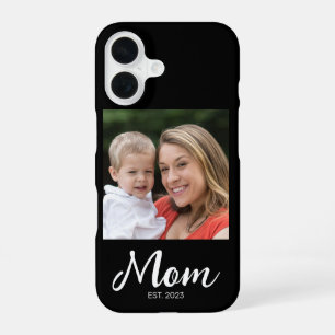 Funda Para iPhone 16 Foto con guión establecido de mamá negra Case-Mate