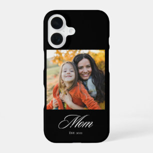Funda Para iPhone 16 Foto de guión elegante establecido por madre negra