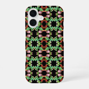 Funda Para iPhone 16 Foto de jardín trasero de temporada de fresas