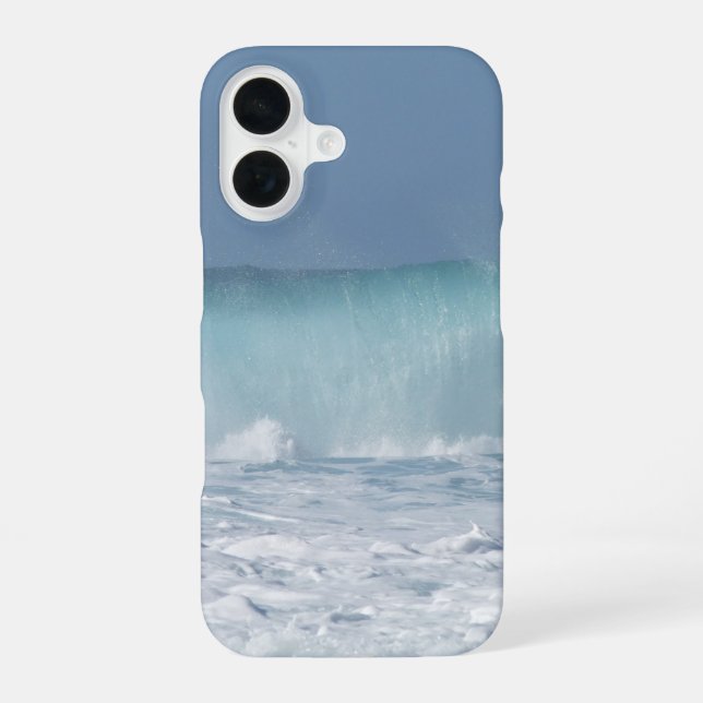 Funda Para iPhone 16 Foto de Ola que Rompe (Reverso )