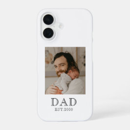 Funda Para iPhone 16 Foto establecida por papá