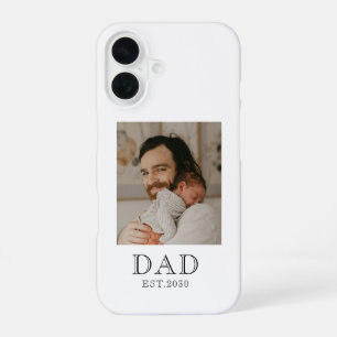 Funda Para iPhone 16 Foto establecida por papá