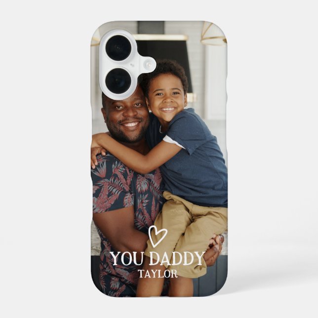 Funda Para iPhone 16 Foto y texto personalizados