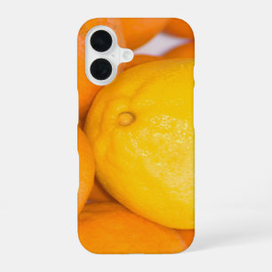 Funda Para iPhone 16 Fotografía de cierre de frutas de cítricos naranja
