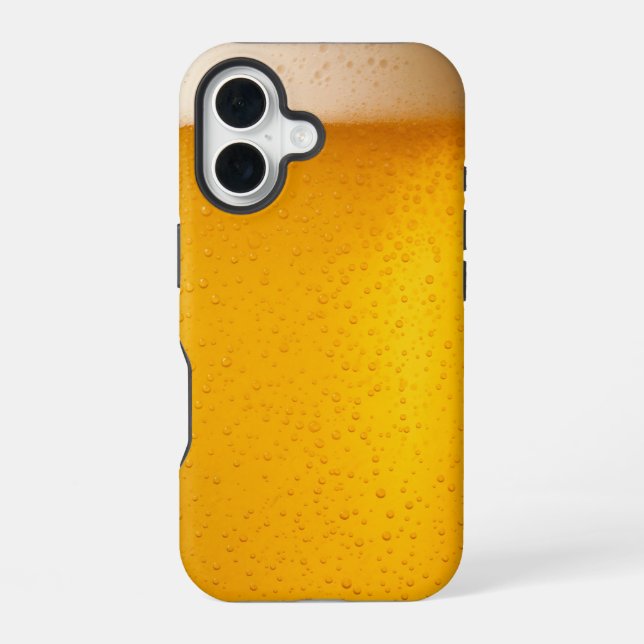 Funda Para iPhone 16 Fotografía divertida de Beer Glass (Reverso )