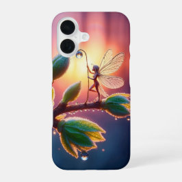 Funda Para iPhone 16 Fotografía macro de fantasía de un duende diminuto