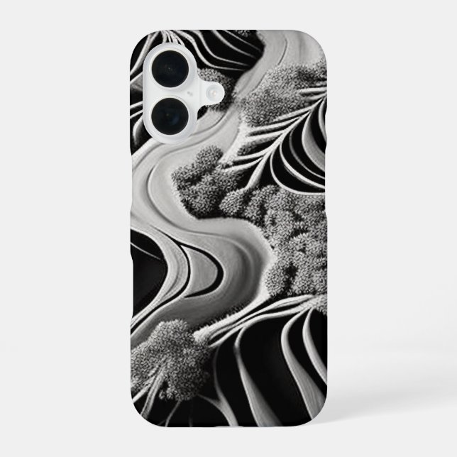 Funda Para iPhone 16 Fractal Flow (Reverso )
