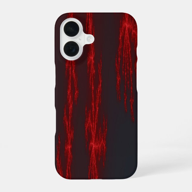 Funda Para iPhone 16 Fractal Sangrante (Reverso )