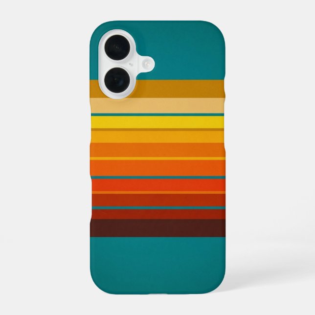 Funda Para iPhone 16 Framed Retro Composition (Reverso )
