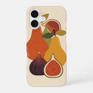 Funda Para iPhone 16 Frutas antiguas con peras y higos