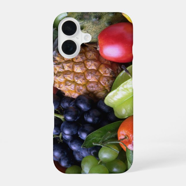 Funda Para iPhone 16 Frutas Suculentas (Reverso )