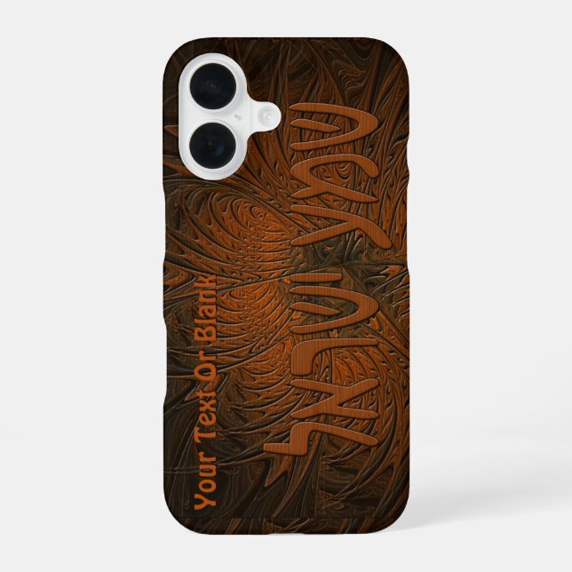 Funda Para iPhone 16 Funda de iPhone Case-Mate con madera tallada Shema (Reverso )