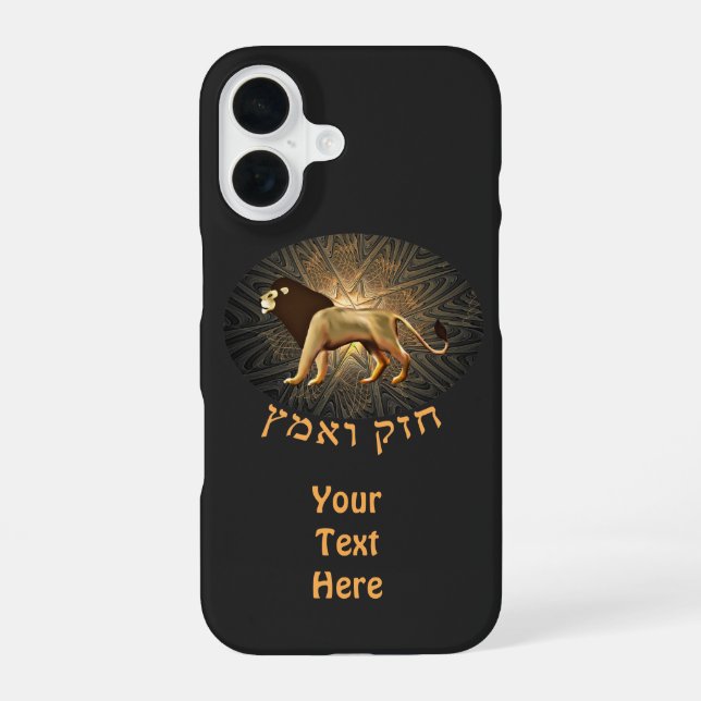 Funda Para iPhone 16 Funda de iPhone Chazak Ve'ematz Case-Mate (Reverso )