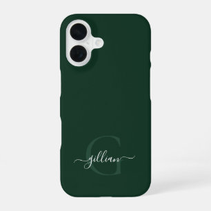 Funda Para iPhone 16 Funda de iPhone personalizada con monograma Case-M
