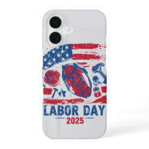 Funda del Día del Trabajo 2025 Sports iPhone 16 -