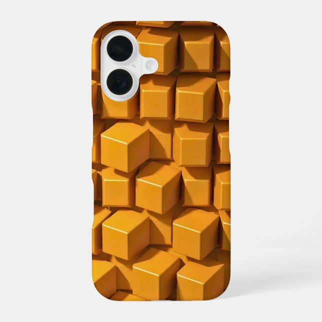 Funda Para iPhone 16 Funda Golden Wave Gradient para iPhone 16 - Amber  (Reverso )