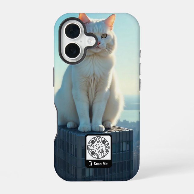 FUNDA PARA iPhone 16 FUNDAS CON CÓDIGO QR EDITABLE  (Reverso )