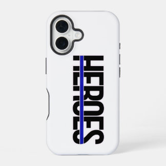 Funda Para iPhone 16 fundas para teléfono de apoyo policial