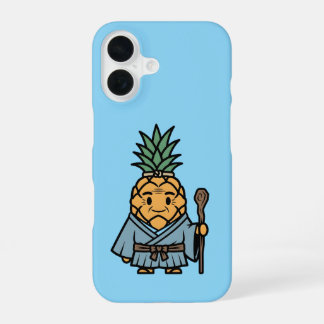 Funda Para iPhone 16 Funny Pineapple Sensei Master Samurai Illustration