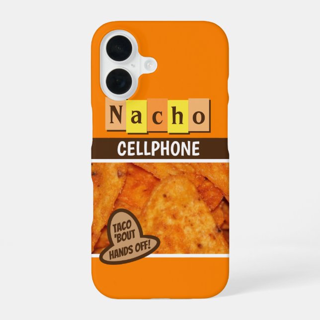 Funda Para iPhone 16 Funny Retro Nacho (Reverso )