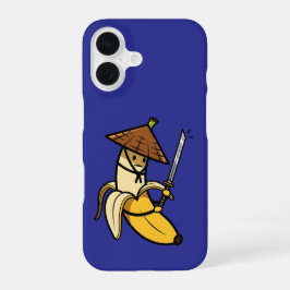 Funda Para iPhone 16 Funny Samurai Banana Ronin Cartoon Illustration