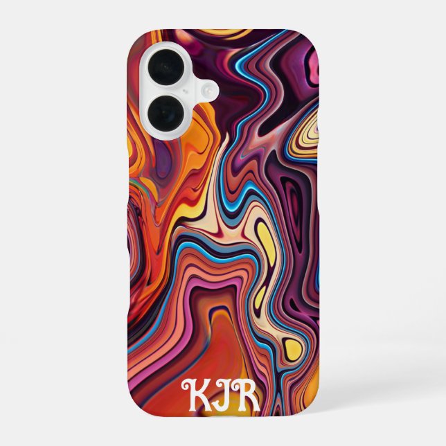 Funda Para iPhone 16 Fusión Volcánica #9 (Reverso )