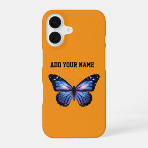 Funda Para iPhone 16 Galaxia Personalizada Mariposa Nebulosa Cósmica Es