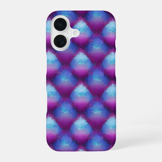 Funda Para iPhone 16 Galaxy 3D Diamond Holographic Phone Case (Reverso )