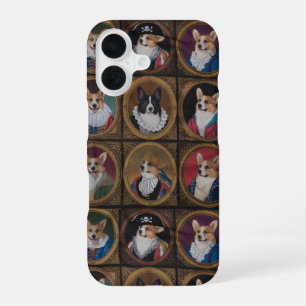 Funda Para iPhone 16 Galería de Arte Corgi - Retratos Divertidos de Per