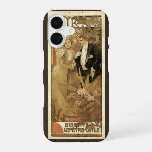 Funda Para iPhone 16 Galletas Flirt Art Nouveau Vintage, Alphonse Mucha