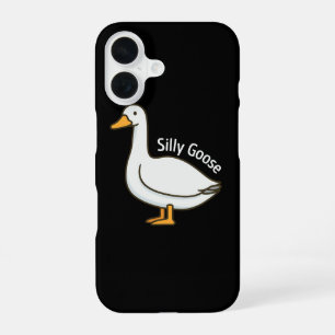 Funda Para iPhone 16 Ganso Tonto Dibujo Animado Divertido