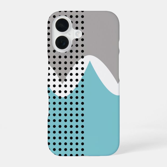 Funda Para iPhone 16 Garabatos abstractos  (Reverso )