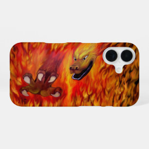 Funda Para iPhone 16 Garfa de Dragón Rojo