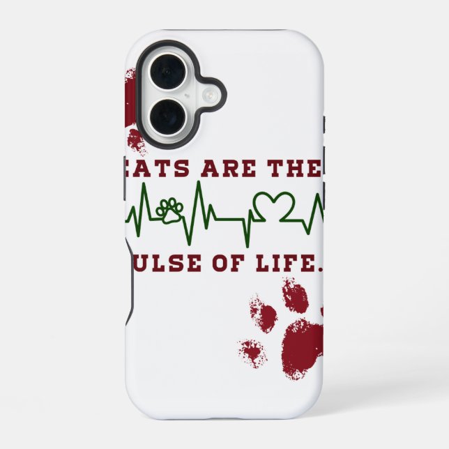 Funda Para iPhone 16 Gato (Reverso )
