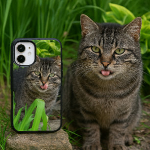 Funda Para iPhone 16 Gato atigrado lindo beso