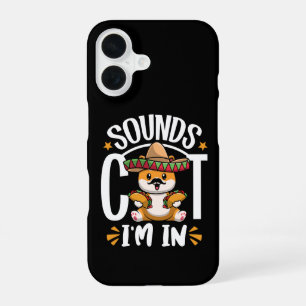 Funda Para iPhone 16 Gato Divertido Regalo Cinco De Mayo Sombrero Amant