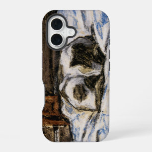Funda Para iPhone 16 Gato durmiendo en una cama