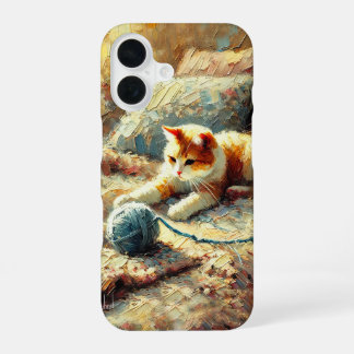 Funda Para iPhone 16 Gato juguetón
