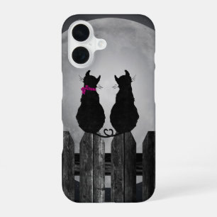 Funda Para iPhone 16 Gatos en una cerca