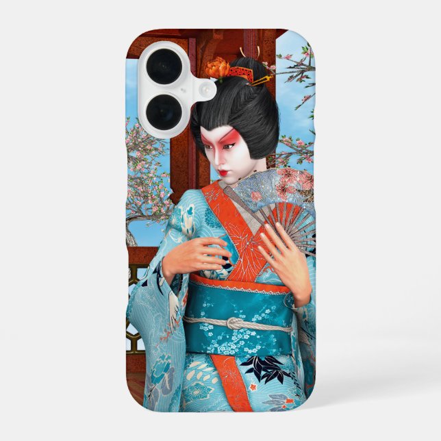 Funda Para iPhone 16 Geisha (Reverso )