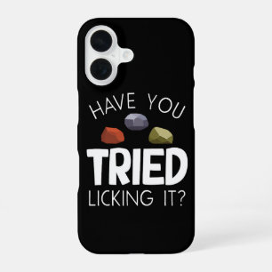 Funda Para iPhone 16 Geólogo Divertido Coleccionista de Piedras Lapidar
