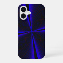 Funda para iPhone 16 geométrica con hoja de trébol