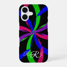 Funda para iPhone 16 Geométrica Figura 8 Multicolo