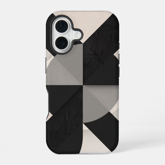 Funda Para iPhone 16 Geométrico minimalista moderno (Reverso )