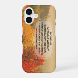 Funda Para iPhone 16 George Bernard Shaw Cita Inspiradora "Cambio"
